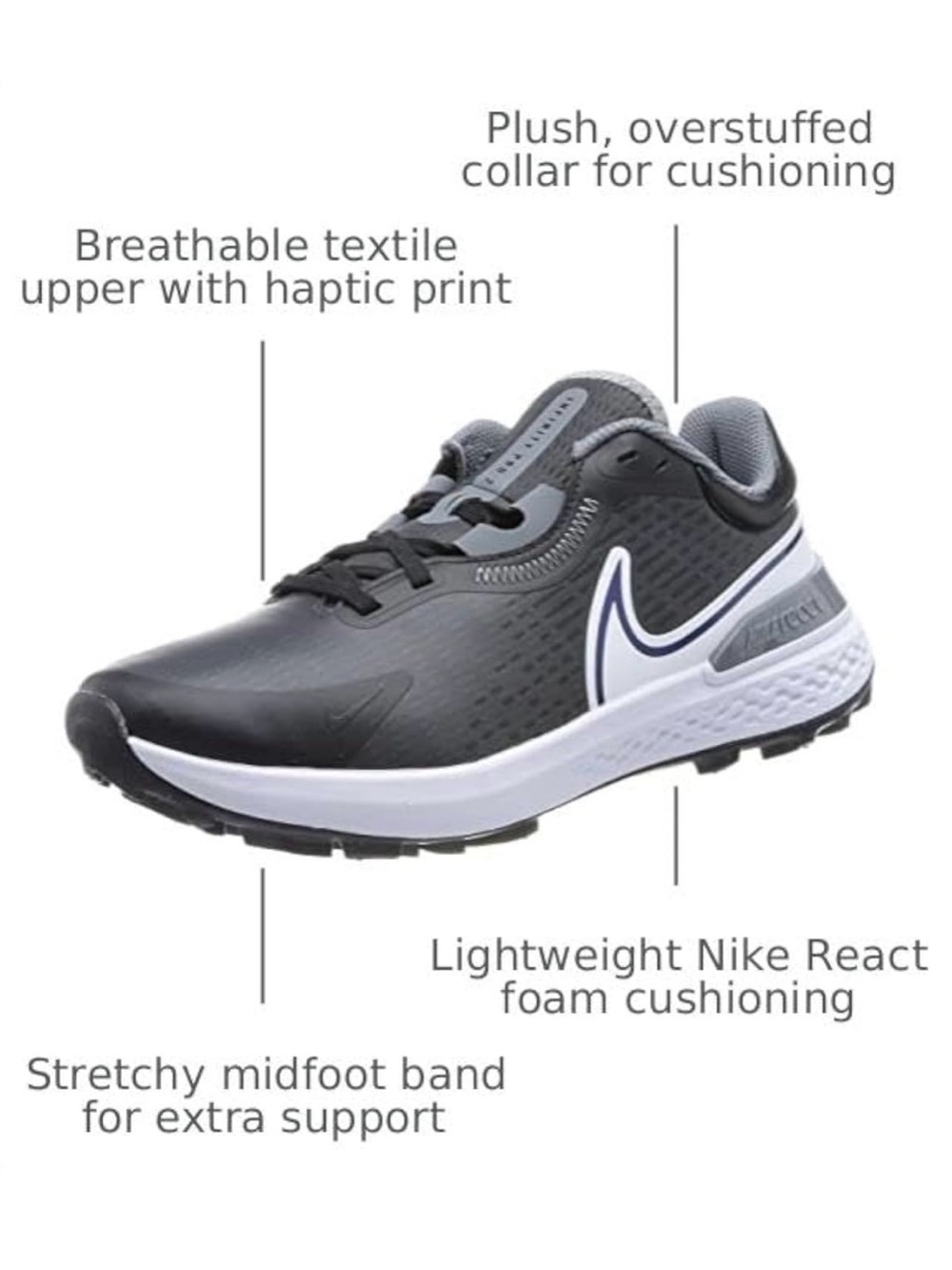 Nike Mens Nike Infinity Pro 2 Golf Shoe